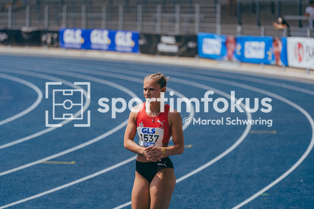 DM U23 U18 Bochum 2026 | Mia Grobbel (LG Olympia Dortmund) bei den Deutschen Meisterschaften der U18 &amp; U23 2026 im Lohrheidestadion in Bochum-Wattenscheid. - Realisiert mit Pictrs.com