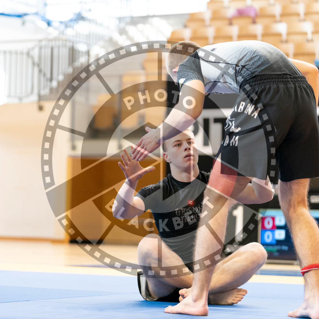 20240316PBB2335 | Athletes compete during the ADCC Eastern European Open grappling Competition in Poznan, Poland, on March 16, 2024.
