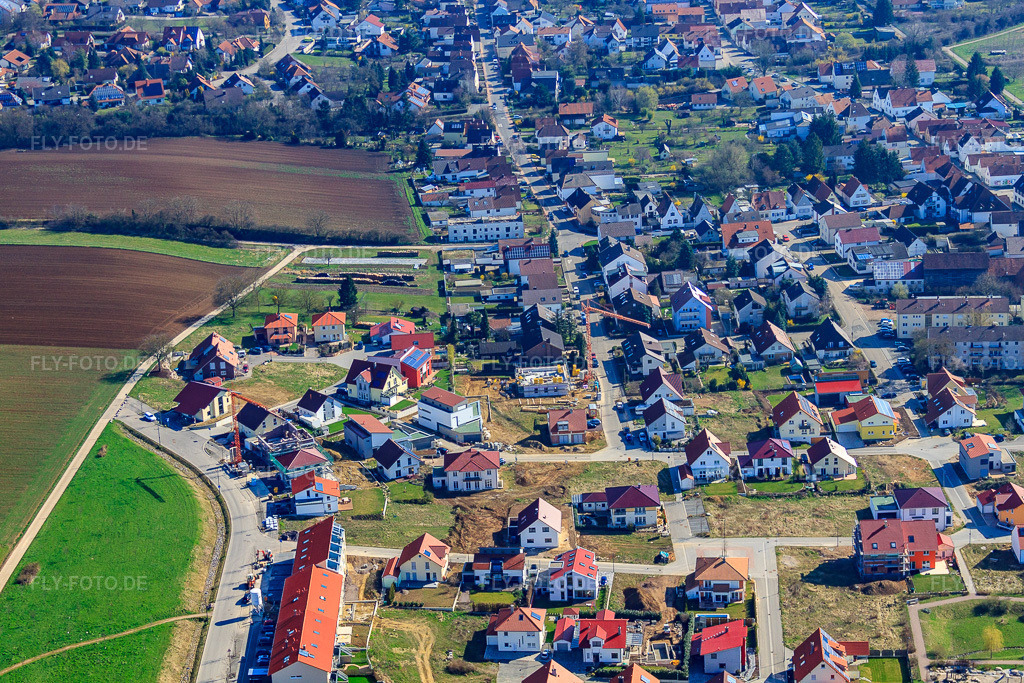 Luftbild: Am Höhenweg in Kandel im Bundesland Rheinland-Pfalz in Deutschland. Foto: IMG_38321.jpg vom 20.03.2011 durch Werner Riehm/FLY-FOTO.de