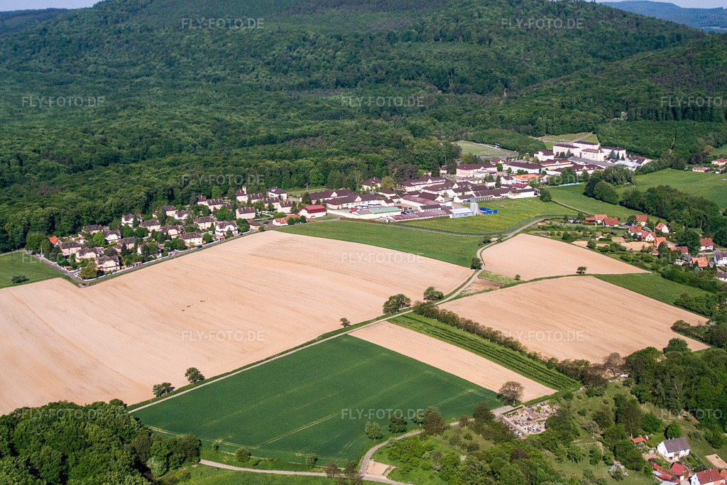 Luftbild: Camp Drachenbronn in Drachenbronn-Birlenbach im Bundesland Bas-Rhin in Frankreich.Foto: IMG_10805.jpg vom 12.05.2008 durch Werner Riehm/FLY-FOTO.deAuflösung des Originals: 3456 x 2304 px