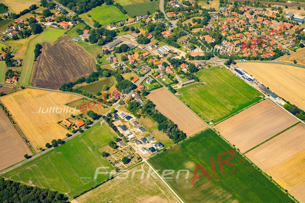 Aktuelles Luftbild von  Stemshorn - Die Luftaufnahme wurde 2022 mittels UL-Flugzeug erstellt ( keine Drohne ) - hochauflösende Kamera-Systeme von  Canon -Beste Qualität - Für grossformatige Ausdrucke geeignet. Die Geschenkidee !