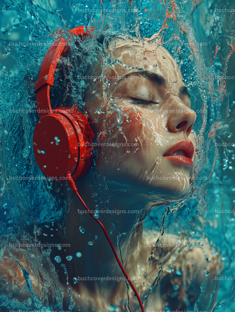 Gesicht einer Frau mit Kopfhörer (64) | design woman face with a red headphone, background explosion water splashes. vivid colors - high detail - photographic - sureal - graphic design --chaos 5 --ar 3:4 --stylize 50 --weird 100 --v 6.1 Job ID: 2202f6e2-cd89-4c0c-b45d-9358bb9cf3e9
