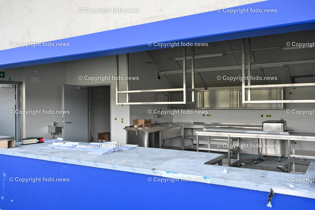 Hofmann Personal Stadion Linz_ 28.06.2023-2 | 28.06.2023, Hofmann Personal Stadion Linz, AUT, im Bild Kiosk, Gastrobereich