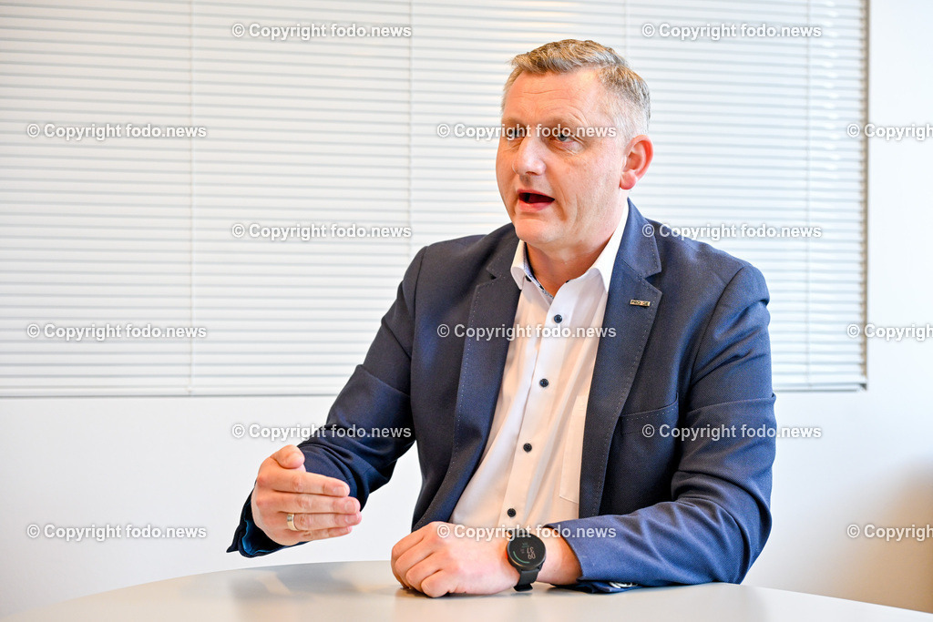 Reinhold Binder (Bundesvorsitzender der Produktionsgewerkschaft PRO-GE)_ 08.03.2024-16 | 08.03.2024, Linz, AUT, Linz, im Bild Reinhold Binder (Bundesvorsitzender der Produktionsgewerkschaft PRO-GE)