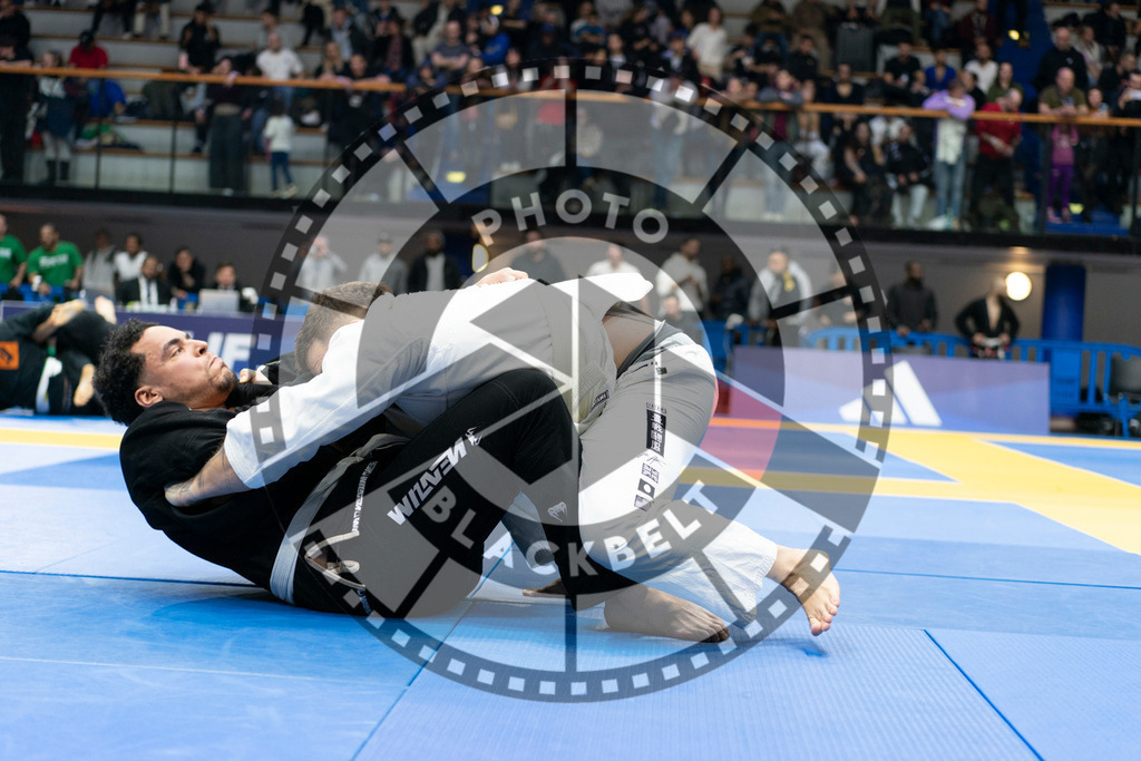20240119PBB2740 | Fighters compete during the IBJJF European Championship in Paris, France, on January 19, 2024.