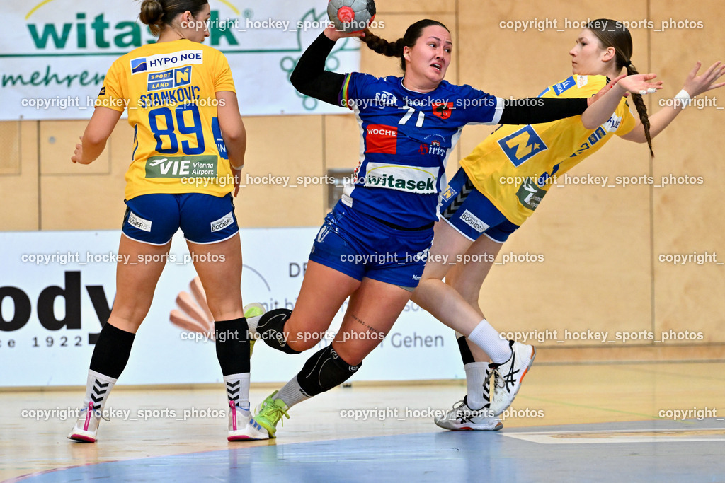 SC Ferlach Damen vs. Hypo Niederösterreich 18.11.2023 | #89 STANKOVIC Eleonora, #71 Voncina Luna, #55 BETZ Katrin