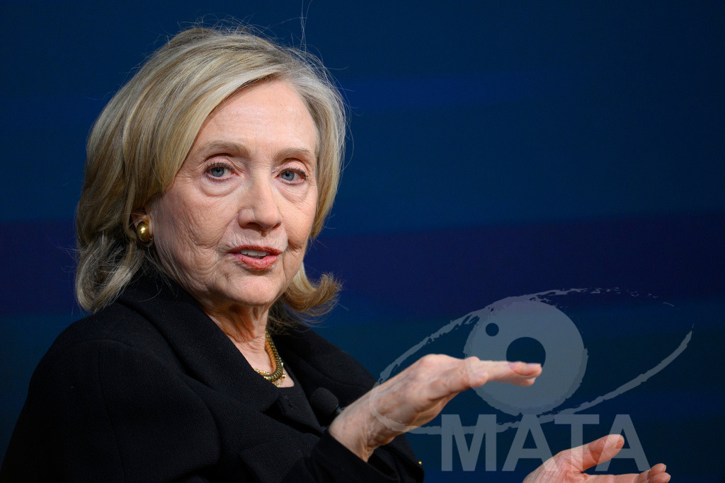 _DWA4071 | Die US-Politikerin Hillary Clinton auf der Veranstaltung Bridging Scholarship and Statecraft im Rahmen der Münchner Sicherheitskonferenz 2026. München, 13.02.2026 Bayern Deutschland  - Realisiert mit Pictrs.com