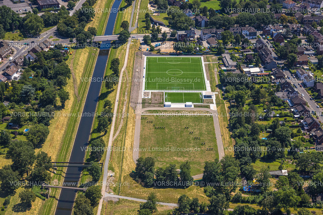 Oberhausen230705806 | Luftbild, Sportplatz des TuS Grün-Weiss Holten, Holten, Oberhausen, Ruhrgebiet, Nordrhein-Westfalen, Deutschland