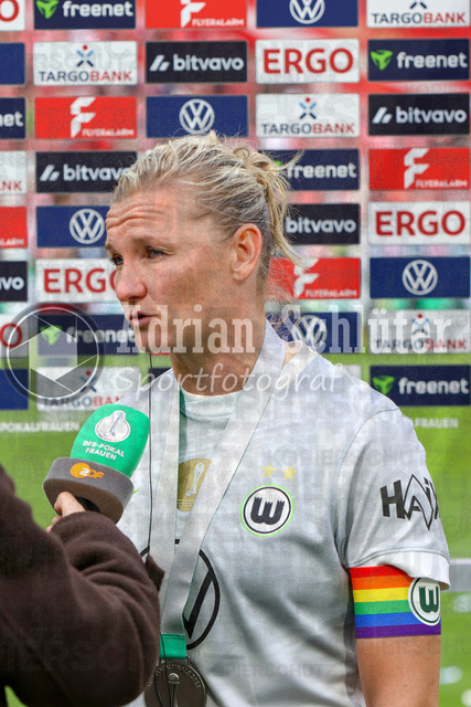 14.05.2026, GER, Fussball, Frauen, DFB-Pokal, Finale, Saison 2025/2026, VfL Wolfsburg - FC Bayern München | Alexandra Popp (Wolfsburg) im Interview