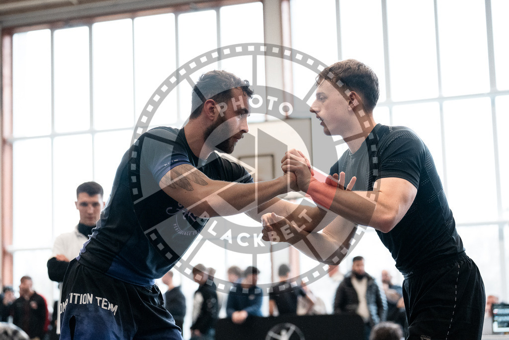 20251129PBB5790 | Fighters compete during the luta livre competition ILLCS XI winter edition on November 29, 2025 in Hannover, Germany.
