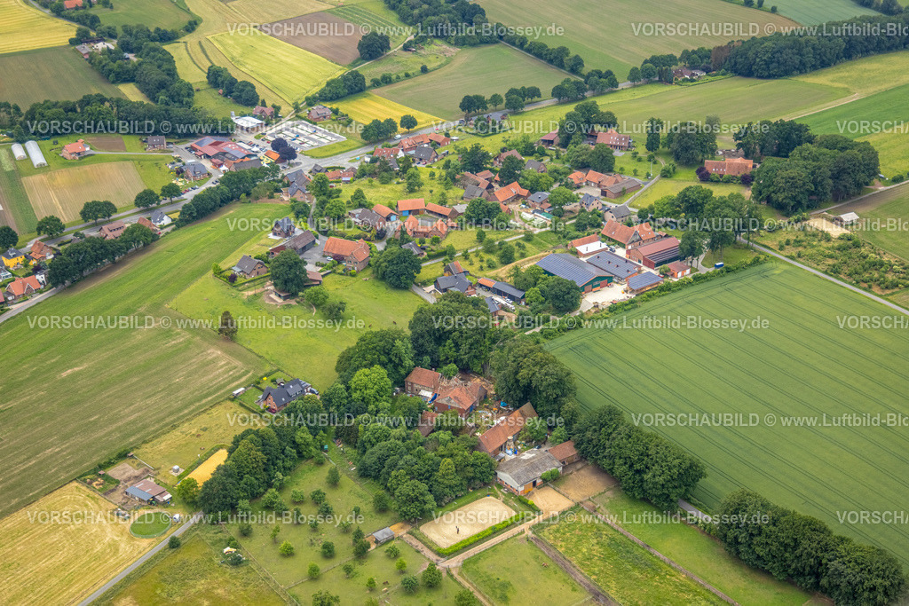 Haltern220604506 | Luftbild, Ortsansicht Ortsteil Lavesum, Haltern am See, Ruhrgebiet, Nordrhein-Westfalen, Deutschland