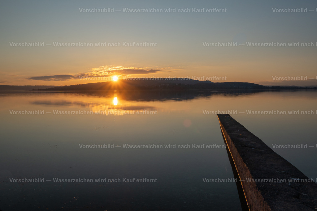 Abends am Bodensee | Sonnenuntergang auf der Insel Reichenau - Realisiert mit Pictrs.com