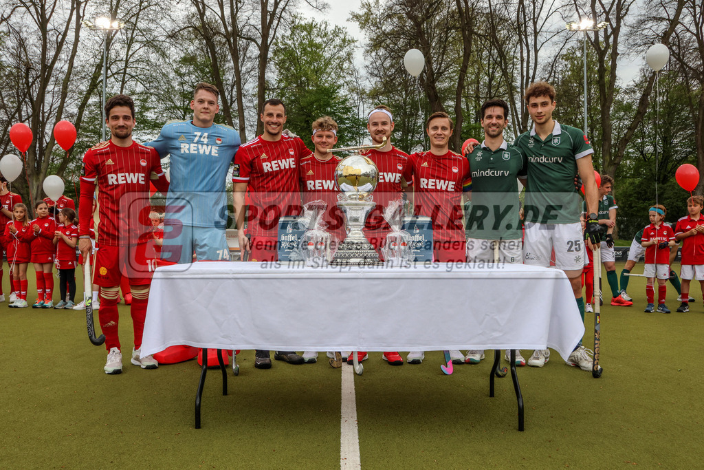 MJ_2023-04-22 - M - RWK - HTCU-19 | Moritz Trompertz (Rot-Weiss Köln #10), Jean Danneberg (Rot-Weiss Köln #74), Timur Oruz (Rot-Weiss Köln #27), Thies Ole Prinz (Rot-Weiss Köln #23), Christopher Rühr (Rot-Weiss Köln #17), Mats Grambusch (Rot-Weiss Köln #3), Lukas Windfeder (Uhlenhorst Mülheim #6) & Moritz Ludwig (Uhlenhorst Mülheim #25), Rot-Weiss Köln - Uhlenhorst Mülheim am 22.4.2023 im KTHC Stadion, Köln