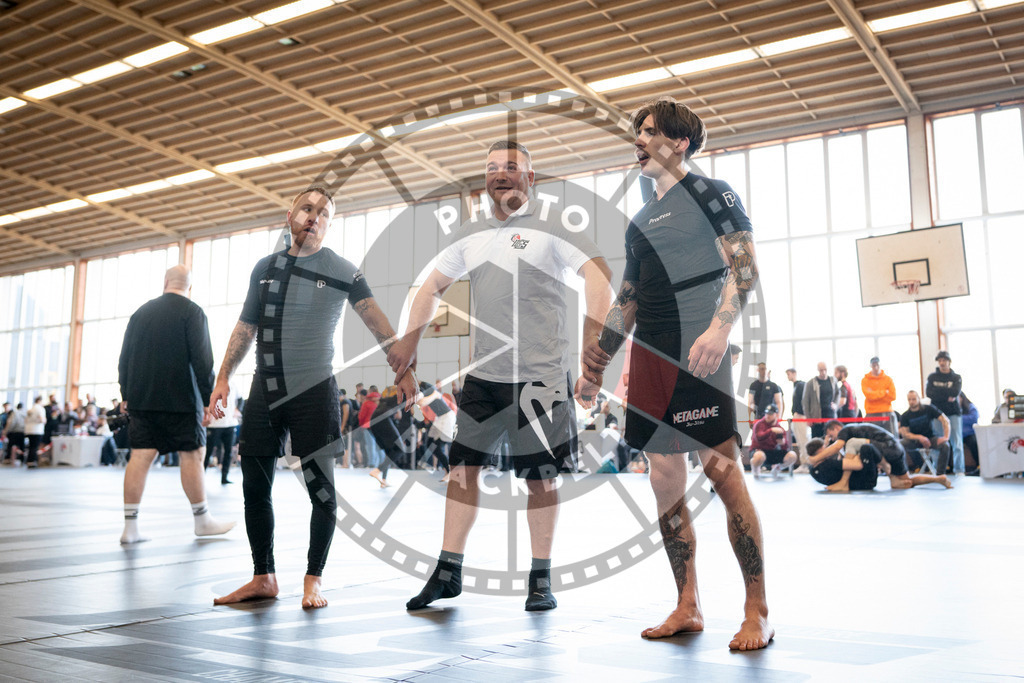 20240309PBB5073 | Fighters compete during the International Luta Livre (ILLCS) Spring Championship in Hannover, Germany, on March 9, 2024.