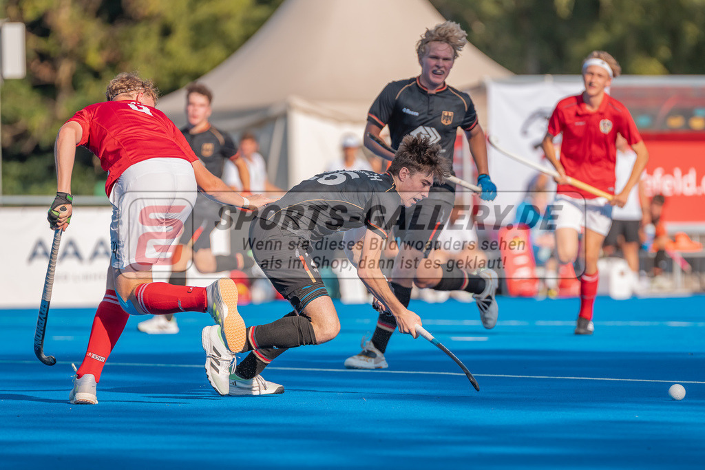 HK_20230710_100876 | Euro Hockey MU18 Austria - Germany Championship Girls &amp; Boys am 10.7.2023 CHTC , Krefeld ,