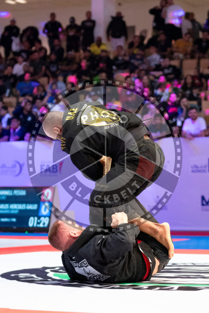 20231107PBB4195 | Fighters compete during the AJP World Master Championship in the Mubadala Arena in Abu Dhabi, Arab United Emirates, on November 7, 2023.