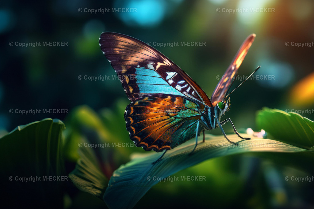 schmetterling auf blatt 2 | Martin Ecker Fotograf Euratsfeld - Realisiert mit Pictrs.com