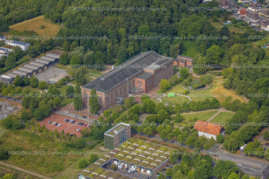 Hamm250700500Heessen | Luftbild, Alfred-Fischer-Halle der ehemaligen Zeche Sachsen Schachtanlage 1/2/5, Öko Zentrum, Gründerzentrum Hambau, Stadtbezirk Heessen, Hamm, Ruhrgebiet, Nordrhein-Westfalen, Deutschland