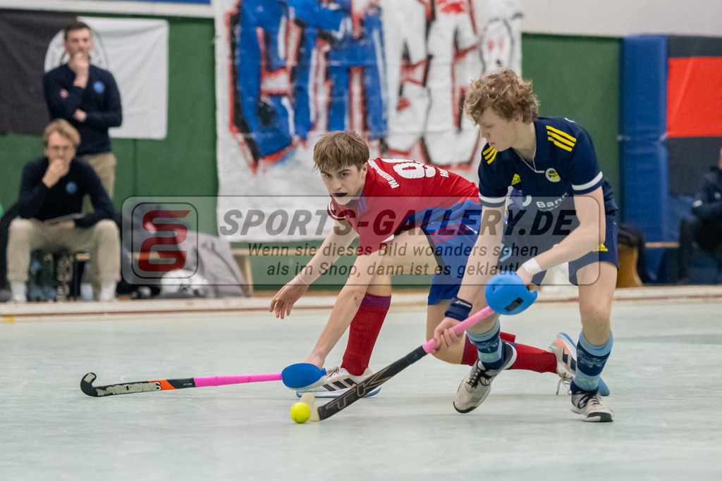 SFE_20230304_0036 | Deutsche Meisterschaft Männliche U16 Halle 2023 am 04.03.2023 in Köln (KTHC Stadion Rot-Weiss Köln Tennis and Hockey Club), Photo: Stephan Fehrmann 2022 (Sports-Gallery)
