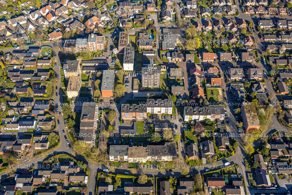 Selm250404947 | Luftbild, Mehrfamilienhaus Wohnsiedlung Jakob-Kaiser-Straße, Beifang, Selm, Münsterland, Nordrhein-Westfalen, Deutschland