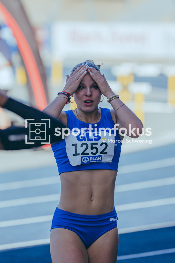 Deutsche Meisterschaften U20 / U16 2026 | Mia Rahnfeld, LAC Erdgas Chemnitz, 1252, 100-Meter-Lauf Finale, Deutsche Meisterschaften der U20 &amp; U16 2026, Lohrheidestadion Bochum-Wattenscheid, 11.07.2026. Foto: Marcel Schwering / sportimfokus - Realisiert mit Pictrs.com