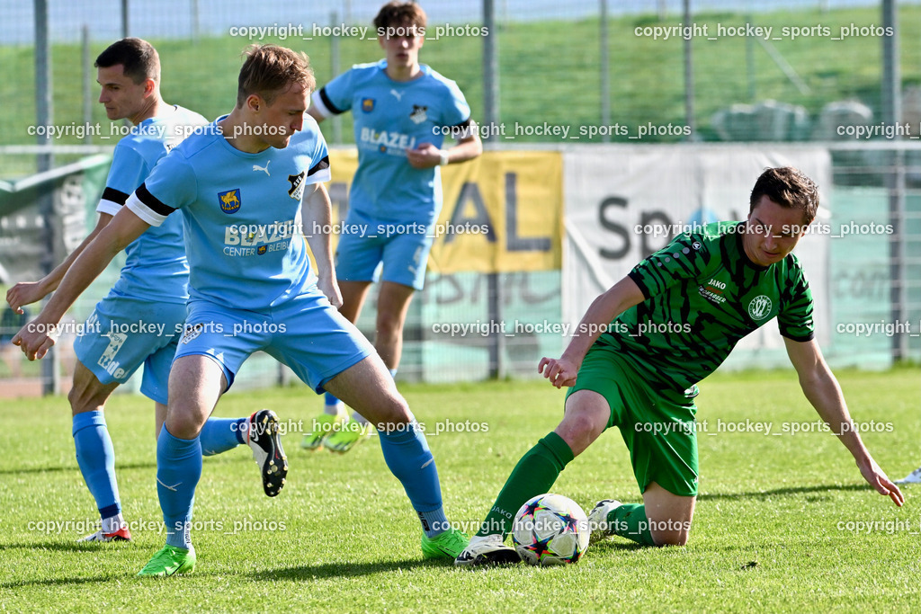 SC Landskron vs. SVG Bleiburg | #8 Marcel Florian Primozic SVG Bleiburg, #8 Philipp Gatti SC Landskron, SC Landskron vs. SVG Bleiburg, SC Landskron vs. SVG Bleiburg am 28.04.2024 in Villach (Sportzentrum Landskron), Austria, (Photo by Bernd Stefan)