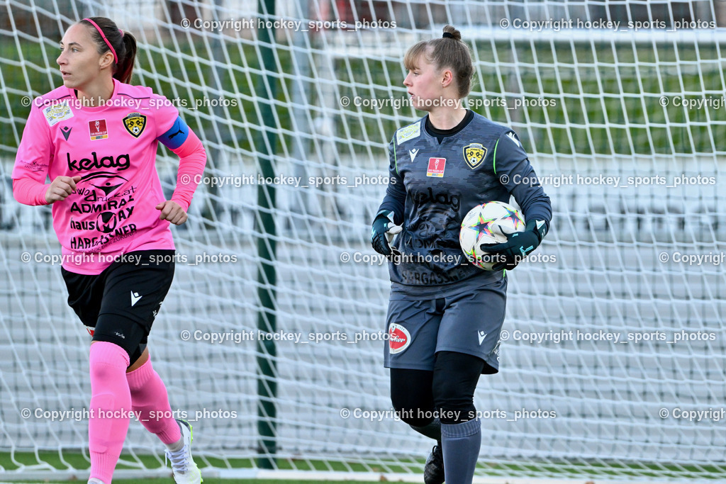 Liwodruck Carinthians Hornets vs. FK Austria Wien Frauen 19.11.2023 | #14 Nicole Dominique Gatternig, #1 Anja Meier