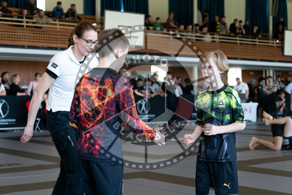 20250329PBB0830 | Fighters compete during the International Luta Livre (ILLCS) Germany IX Spring 2025 Competition spring on March 29, 2025 in Hannover, Germany.© Chiara Dazi