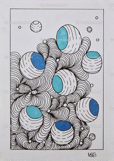 The ArtCreator-130833 | Kunstdruck von handgemalter Postkarte. | Art print from hand painted postcard. - Realisiert mit Pictrs.com