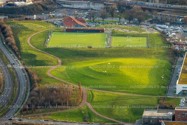 Essen230101578 | Luftbild, Fußballplatz Sportanlage Krupp-Park, Westviertel, Essen, Ruhrgebiet, Nordrhein-Westfalen, Deutschland