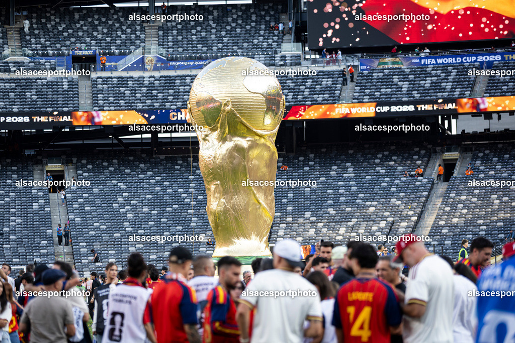 FOOTBALL : Argentine vs Espagne – Finale de la Coupe du Monde FIFA 2026. New York New Jersey Stadium, East Rutherford, New Jersey, États-Unis. 19/07/2026. | cérémonie de clôture et à la remise des trophées à l'issue de la finale entre l'Argentine et l'Espagne au New York New Jersey Stadium d'East Rutherford, New Jersey, États-Unis, le 19 juillet 2026.