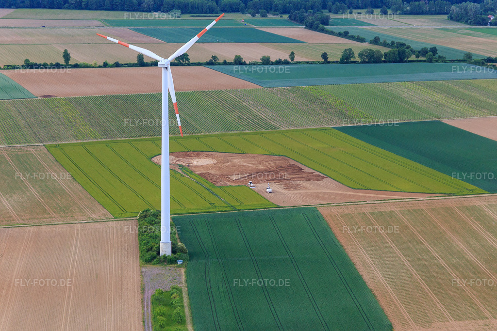 Luftbild: Windpark Minfeld in Minfeld im Bundesland Rheinland-Pfalz in Deutschland. Foto: IMG_146779.jpg vom 20.05.2025 durch Werner Riehm/FLY-FOTO.de