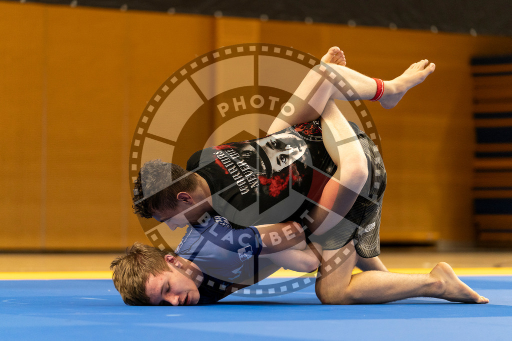 20240316PBB2541 | Athletes compete during the ADCC Eastern European Open grappling Competition in Poznan, Poland, on March 16, 2024.