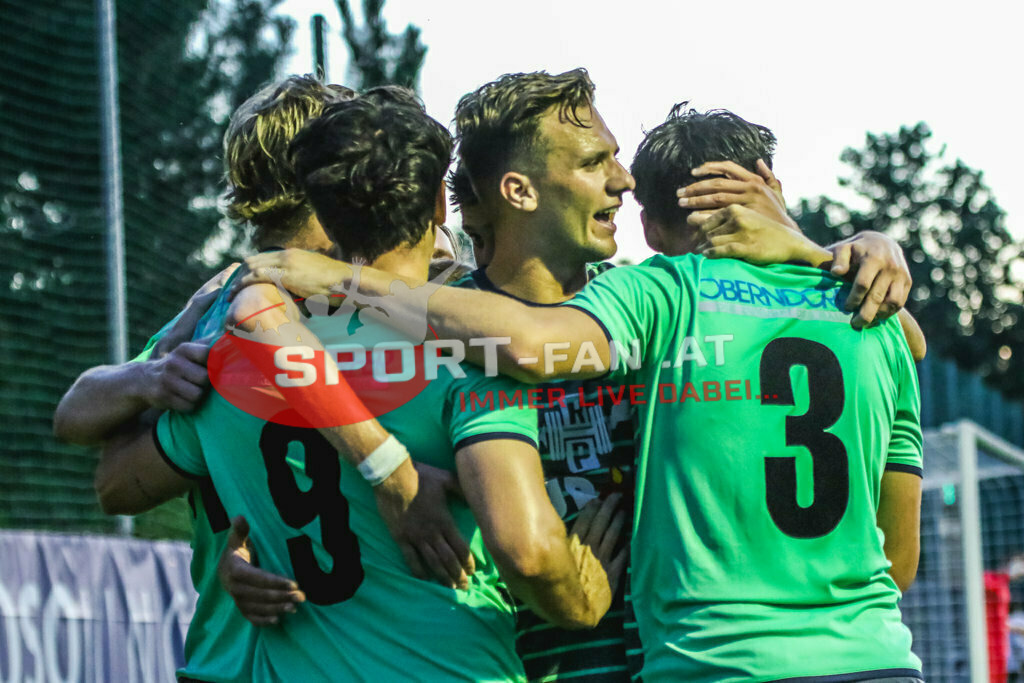 SAK Klagenfurt - VST Völkermarkt 4-5, Kärntner Liga 3. Runde | Torjubel SAK Klagenfurt - VST Völkermarkt 4-5 am 11.08.2023 in Klagenfurt
(SAK Sportpark), Austria, (Photo by Ernst Krawagner sport-fan.at) - Realisiert mit Pictrs.com