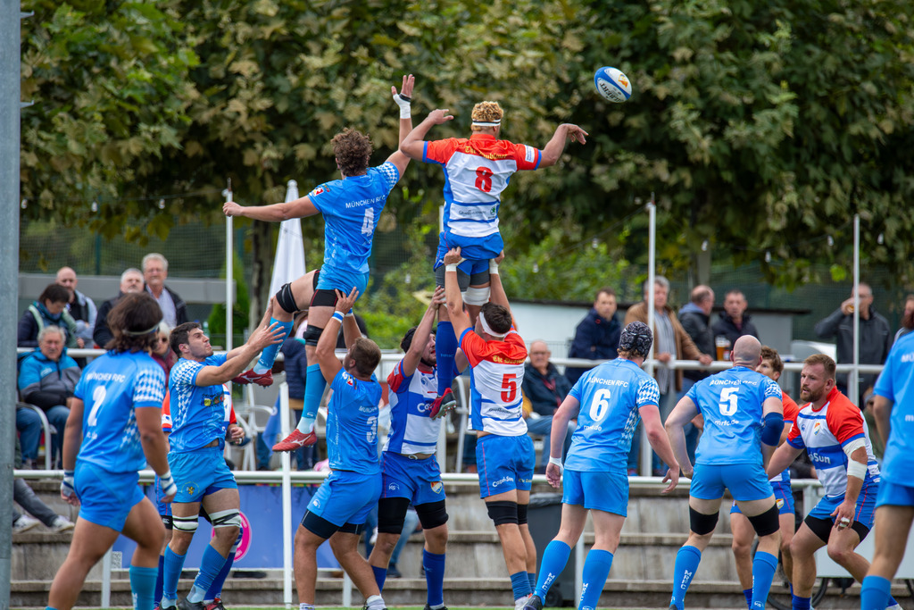 14.09.2024, Rugby 1. Bundesliga Süd/West, Saison 2024/25, 2. Spieltag: Heidelberger Ruderklub 1872 gegen München RFC | 14.09.2024, Rugby 1. Bundesliga Süd/West, Saison 2024/25, 2. Spieltag: Heidelberger Ruderklub 1872 gegen München RFC - Realisiert mit Pictrs.com