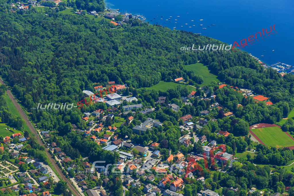 Luftbild von Traubing Feldafing - Luftaufnahme wurde 2015 von https://frankenair.de mittels Flugzeug (keine Drohne) erstellt - die Geschenkidee