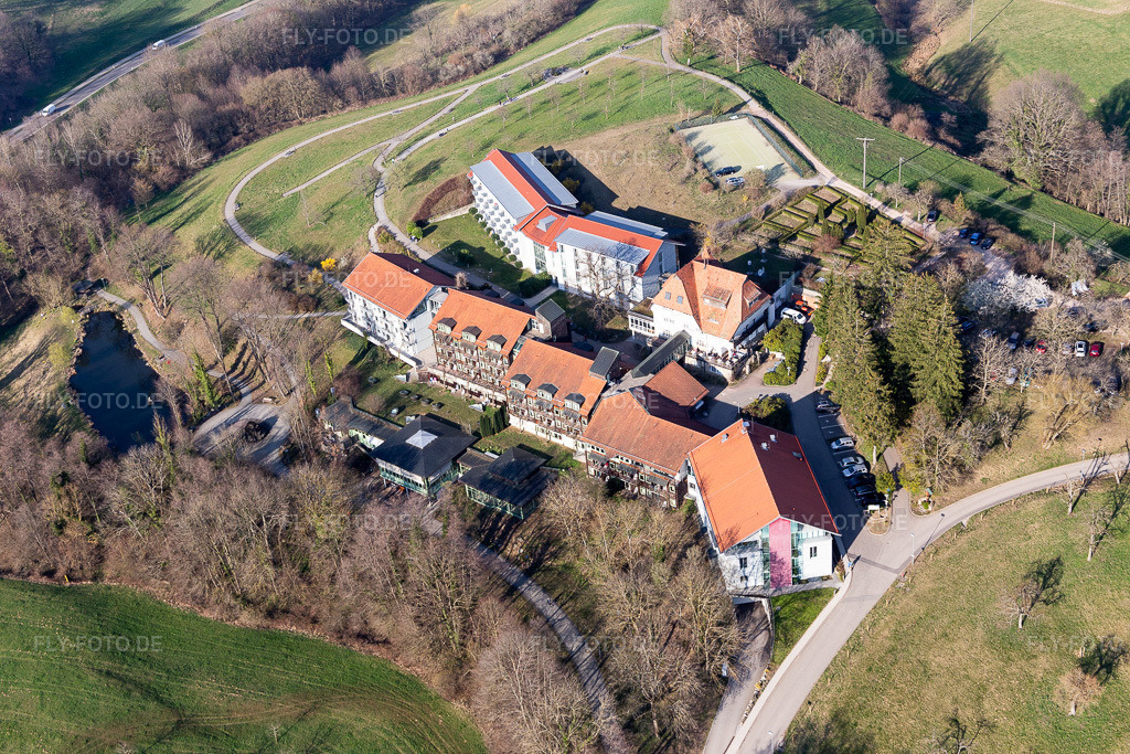 Luftbild: cts Klinik Stockenhöfe in Wittnau im Bundesland Baden-Württemberg in Deutschland. Foto: IMG_113011.jpg vom 22.03.2019 durch Werner Riehm/FLY-FOTO.de