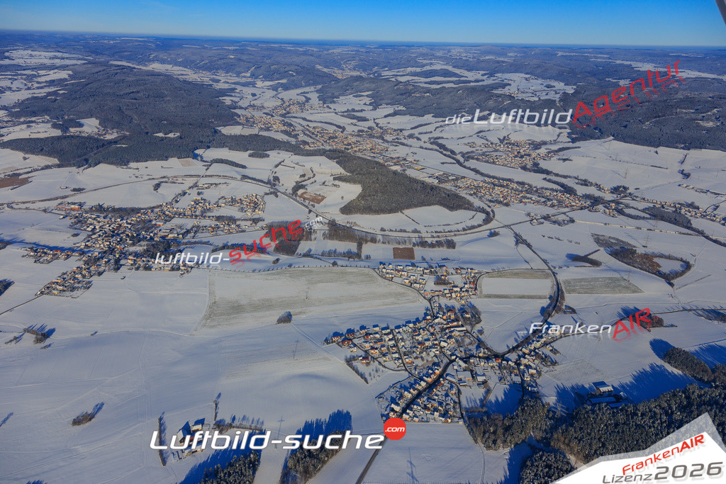 Die Luftaufnahme Haig - Stockheim wurde vom UL-Flugzeug (keine Drohne) aus fotografiert.Hohe Druck- Auflösung-die Geschenkidee!