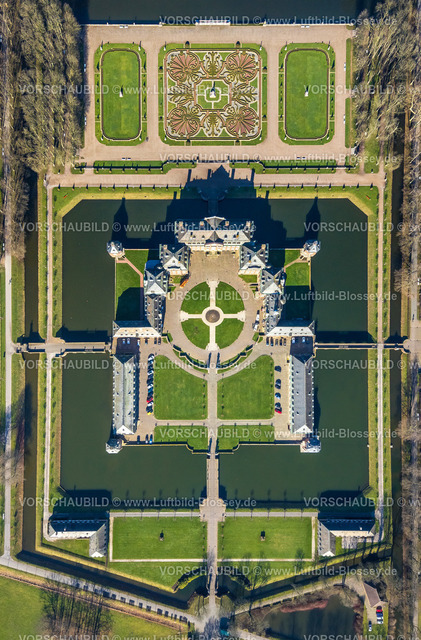 Nordkirchen230206128 | Luftbild, Schloss Nordkirchen, barocke Schlossanlage, Wasserschloss, Venusinsel, Nordkirchen, Münsterland, Nordrhein-Westfalen, Deutschland