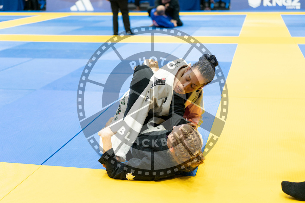 20240119PBB3517 | Fighters compete during the IBJJF European Championship in Paris, France, on January 19, 2024.