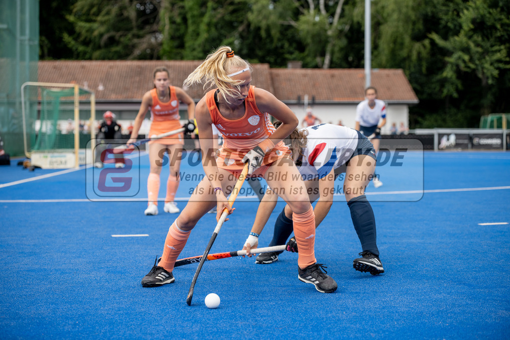SFE_20230715_0403 | EuroHockey EM U18 Girls France vs Netherlands am 15.07.2023 in Krefeld (Gerd-Wellen-Hockeyanlage), Photo: Stephan Fehrmann 2023 (Sports-Gallery)