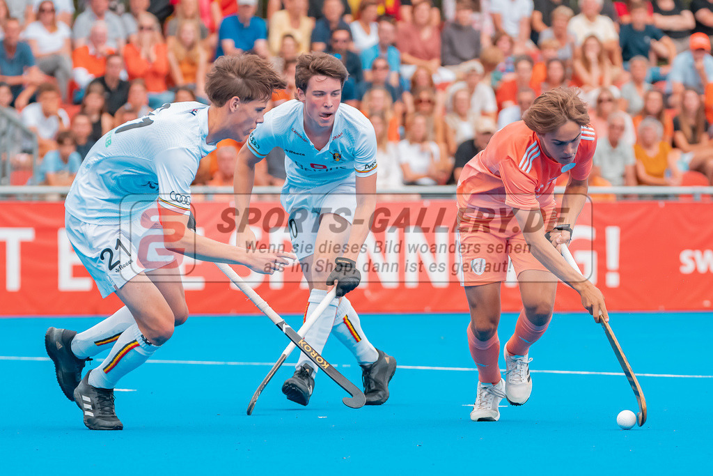 HK_20230715_102230 | Euro Hockey MU18 SF1 Belgium vs Netherlands  Championship Girls & Boys am 15.7.2023 CHTC , Krefeld ,