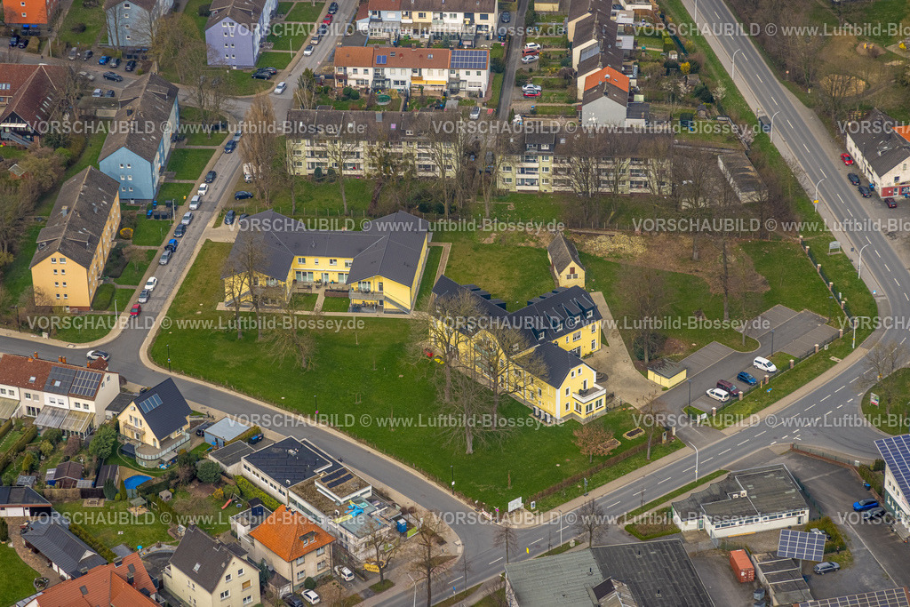Werl240308379 | Luftbild, Wohnstätten St. Josef Tagesstätte AufWind, Industriestraße, Werl, Nordrhein-Westfalen, Deutschland