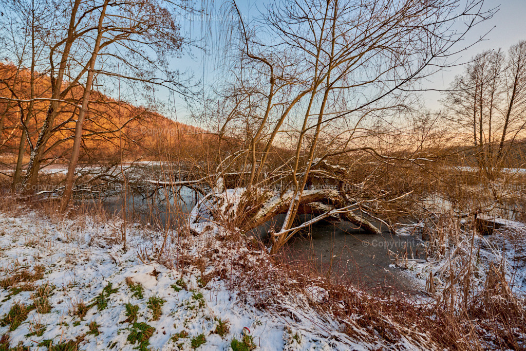 In der Zschopau-Aue unterhalb vom Schloss Sachsenburg | Bedeutsame Landschaften Deutschlands - Realisiert mit Pictrs.com