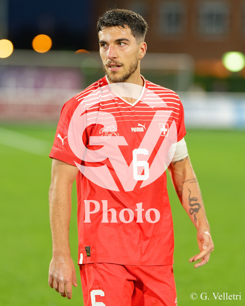 UEFA Region's Cup - Vaud v Munster | Tom Boillot (6 Vaud) portrait (headshot/close up) during the UEFA Region's Cup game between Vaud and Munster at Centre Sportif de Colovray in Nyon, Switzerland 