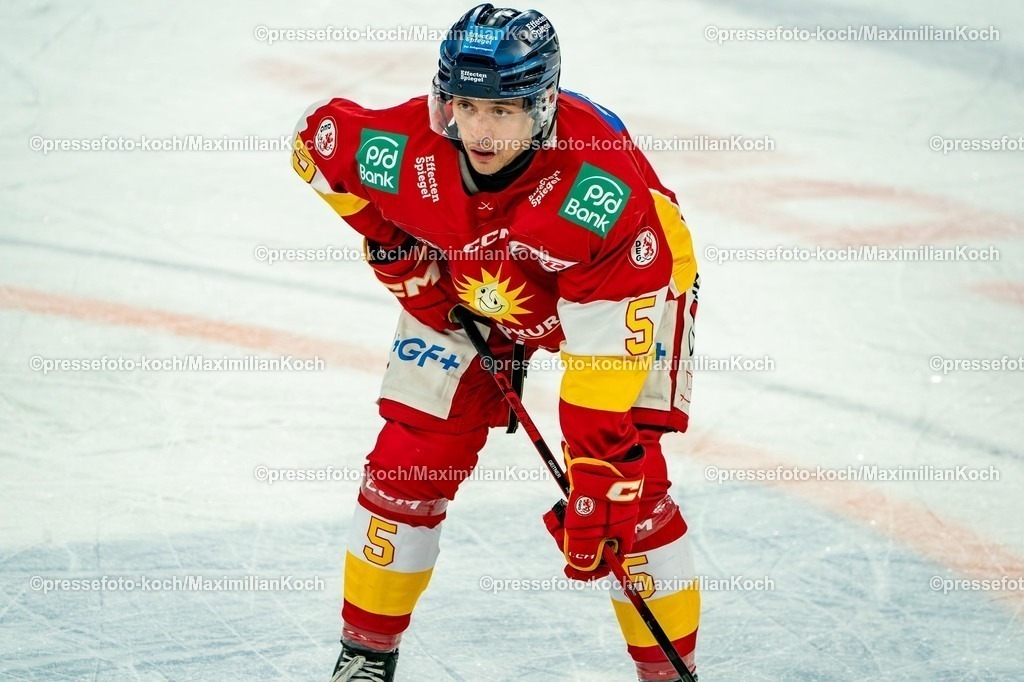 xKKUx01032601046 | 01.03.2026, xkkux, Eishockey, DEL2, Düsseldorfer EG - Bietigheim Steelers, PSD Bank Dome Düsseldorf: Nicolas Geitner (DEG #05) 