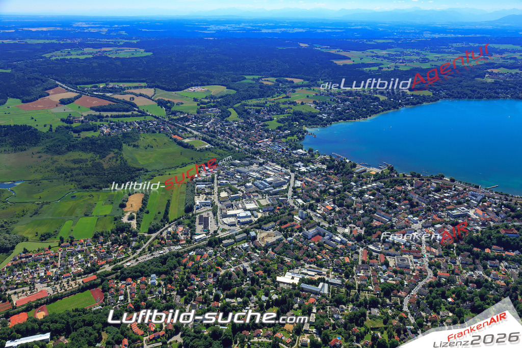 Luftbild von  Starnberg - Luftaufnahme wurde 2017 von https://frankenair.de mittels Flugzeug (keine Drohne) erstellt - die Geschenkidee