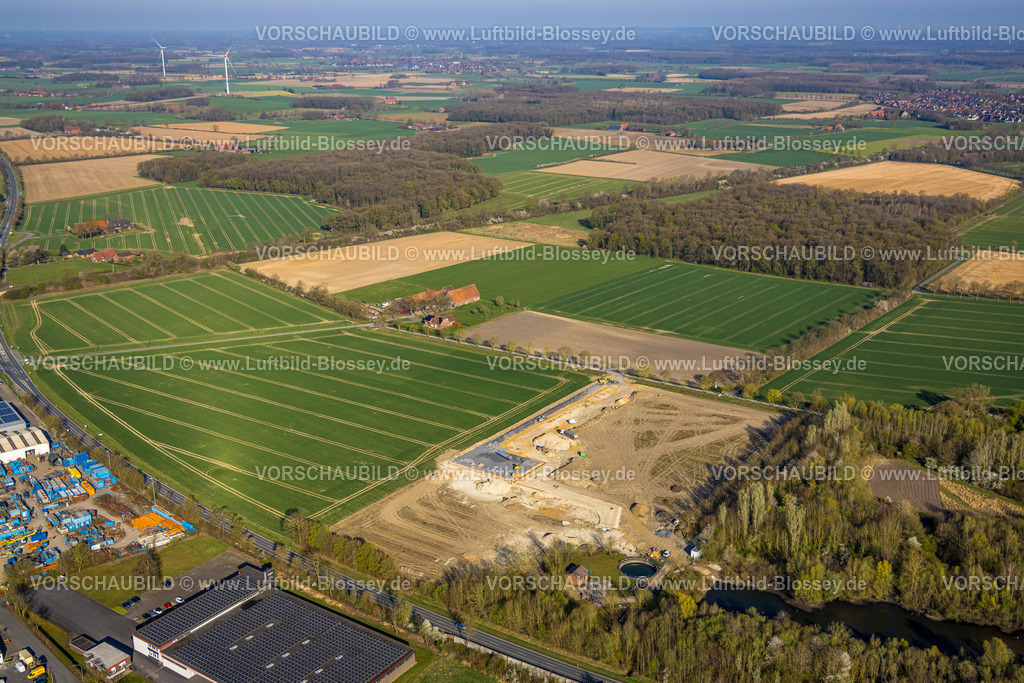 Ascheberg250400327 | Luftbild, Neubaugebiet Vennkamp , Ascheberg, Münsterland, Nordrhein-Westfalen, Deutschland,