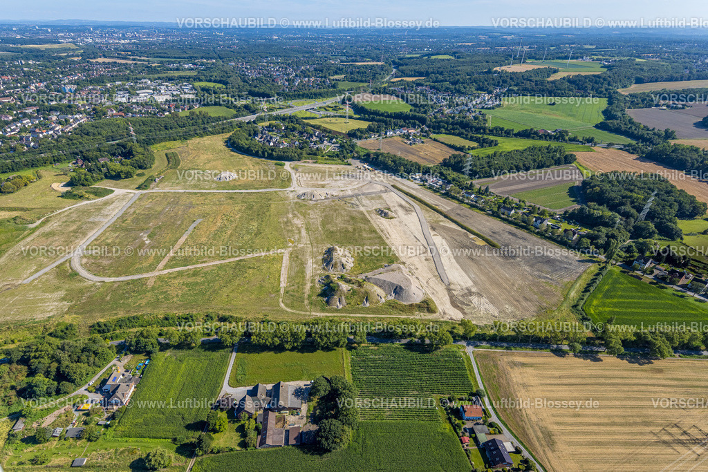 Dortmund240803799 | Luftbild, Baustelle auf dem Gelände des ehemaligen Steinkohlekraftwerks Gustav Knepper und Zeche Gustav, für einen neuen Gewerbepark Nierhausstraße, Fernsicht, Oestrich, Dortmund, Ruhrgebiet, Nordrhein-Westfalen, Deutschland