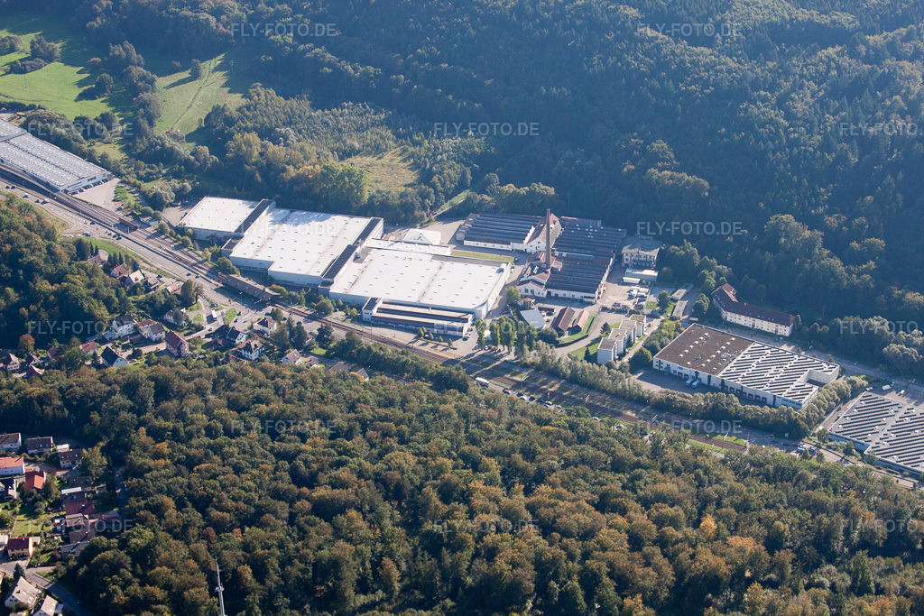 Luftbild: ETTLIN Spinnerei in Ettlingen im Bundesland Baden-Württemberg in Deutschland. Foto: IMG_45077.jpg vom 21.09.2011 durch Werner Riehm/FLY-FOTO.de